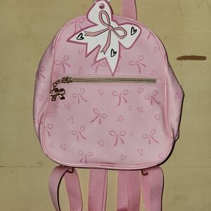 Pink Bow Kids Backpack